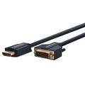 Clicktronic DVI / HDMI Kabel - 2m - Svart