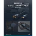 Clicktronic Premium USB-C til HDMI Adapter Kabel - 2m - Black
