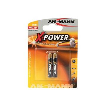 Ansmann X-Power Alkaline AAAA-batteri - 1.5V