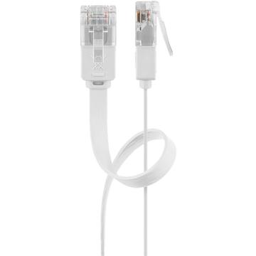 Goobay RJ45 U/UTP CAT 6 Flat Nettverkskabel - 1m