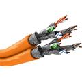 Goobay S/FTP CAT 7A Dupleks Nettverkskabel - 100m - Oransje