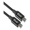 Club 3D USB 3.2 Gen 2 / DisplayPort 1.4 USB Type-C-kabel 5m Svart