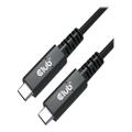 Club 3D USB4 Gen3x2 USB Type-C kabel 80cm Svart