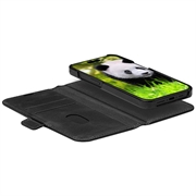 iPhone 16e dbramante1928 Lynge MagSafe 2-i-1 lommebokveske i lær - svart