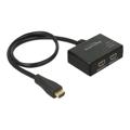 DeLock HDMI Splitter Video/lydsplitter HDMI