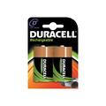 Duracell D-type Oppladbare Batterier 2200mAh - 2 Stk.