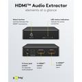 Goobay HDMI 1.4 Audio Extractor - Svart