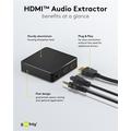 Goobay HDMI 1.4 Audio Extractor - Svart