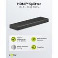 Goobay HDMI 2.0 Splitter 1 til 8 - Svart