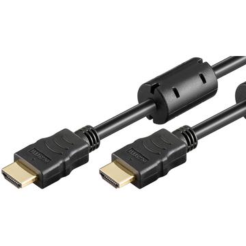 Goobay HDMI 2.0 Kabel med Ethernet - Ferrit Kjerne