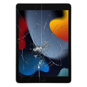 iPad 10.2 (2021) Display Glas & Touch Screen Reparasjon - Svart