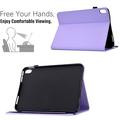 iPad 2022/2025 Butterfly Smart Folio-etui med kortlommer - Lilla