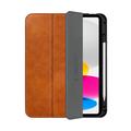iPad 2022/2025 Tech-Protect Fleece Folio-etui - brun