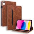 iPad 2022/2025 Business Style Folio-etui - Brun