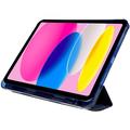 iPad 2022/2025 Origami Stand Folio-etui - mørkeblå