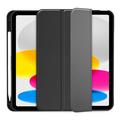 iPad 2022/2025 Tech-Protect SmartCase Pen Tri-Fold Folio-deksel - svart