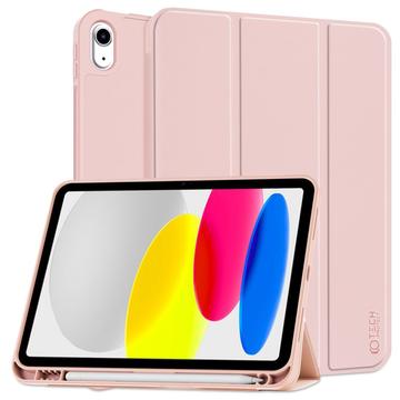 iPad 2022/2025 Tech-Protect SmartCase Pen Tri-Fold Folio-deksel - Rosa