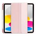 iPad 2022/2025 Tech-Protect SmartCase Pen Tri-Fold Folio-deksel - Rosa