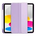 iPad 2022/2025 Tech-Protect SmartCase Pen Tri-Fold Folio-deksel - Violet