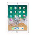 iPad 9.7 (2018) Display Glas & Touch Screen Reparasjon - Hvit