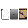 iPad Air 11 2024/2025 Tactical Warthog Hybrid-deksel med 7 knappefarger - Asfalt