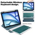 iPad Air 11 2024/2025 360-graders roterende smartveske med Bluetooth-tastatur