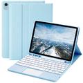 iPad Air 11 2026/2025/2024/iPad Air 2022/2020 Bluetooth-tastaturveske - babyblå