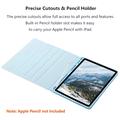 iPad Air 11 2026/2025/2024/iPad Air 2022/2020 Bluetooth-tastaturveske - babyblå
