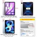 iPad Air 11 2026/2025/2024/iPad Air 2022/2020 Bluetooth-tastaturveske - babyblå