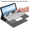 iPad Air 11 2026/2025/2024/iPad Air 2022/2020 Bluetooth-tastaturveske - svart