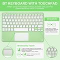 iPad Air 11 2026/2025/2024/iPad Air 2022/2020 Bluetooth-tastaturveske - Grønn