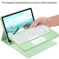 iPad Air 11 2026/2025/2024/iPad Air 2022/2020 Bluetooth-tastaturveske - Grønn