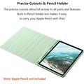 iPad Air 11 2026/2025/2024/iPad Air 2022/2020 Bluetooth-tastaturveske - Grønn