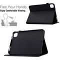 iPad Air 11 2026/iPad Pro 11 2022/iPad Air 2022 Butterfly Smart Folio-etui med kortlommer - svart