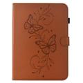 iPad Air 11 2026/iPad Pro 11 2022/iPad Air 2022 Butterfly Smart Folio-etui med kortlommer - brun
