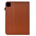 iPad Air 11 2026/iPad Pro 11 2022/iPad Air 2022 Butterfly Smart Folio-etui med kortlommer - brun