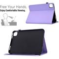 iPad Air 11 2026/iPad Pro 11 2022/iPad Air 2022 Butterfly Smart Folio-etui med kortlommer - Lilla