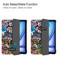 iPad Air 13 (2024) Tri-Fold Series Smart Folio-etui - Graffiti
