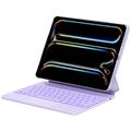 iPad Air 13 2024/2025/2026 Typecase Edge+ tastaturveske med berøringsplate - amerikansk layout - lys lilla