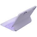 iPad Air 13 2024/2025/2026 Typecase Edge+ tastaturveske med berøringsplate - amerikansk layout - lys lilla