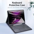 iPad Air 13 2024/2025/iPad Pro 12.9 (2022) Dux Ducis Deksel med Bluetooth-tastatur (Åpen Emballasje - Bulk Tilfredsstillende) - Svart