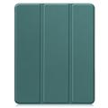 iPad Air 13 (2025) Tri-Fold Series Smart Folio-etui - svartgrønn