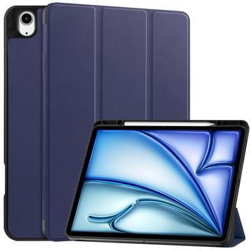 iPad Air 13 (2025) Tri-Fold Series Smart Folio-etui - mørkeblå