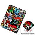 iPad Air 13 (2025) Tri-Fold Series Smart Folio-etui - Graffiti