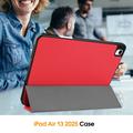 iPad Air 13 (2025) Tri-Fold Series Smart Folio-etui - rød