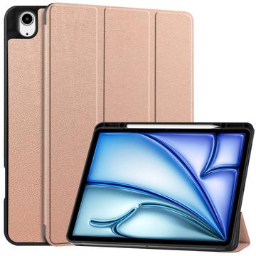 iPad Air 13 (2025) Tri-Fold Series Smart Folio-etui - rosa gull