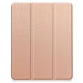 iPad Air 13 (2025) Tri-Fold Series Smart Folio-etui - rosa gull