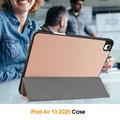 iPad Air 13 (2025) Tri-Fold Series Smart Folio-etui - rosa gull