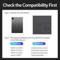 iPad Air 13 2026/2025/2024 Dux Ducis DK Bluetooth-tastaturveske - svart