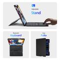 iPad Air 13 2026/2025/2024 Dux Ducis DK Bluetooth-tastaturveske - svart